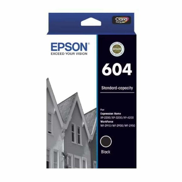 Epson 604 Black Ink Cartridge Toner C13T10G192
