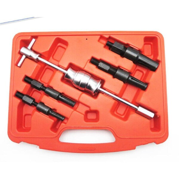 5 PC Inner Pilot Bearing Puller Tool Set Kit Remover Blind Internal Slide Hammer