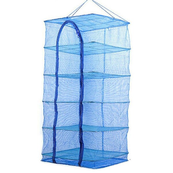 5 Tiers Air Drying Net Vegetable Dehydrator Fruit Meat Fishing Jerky Food Beef