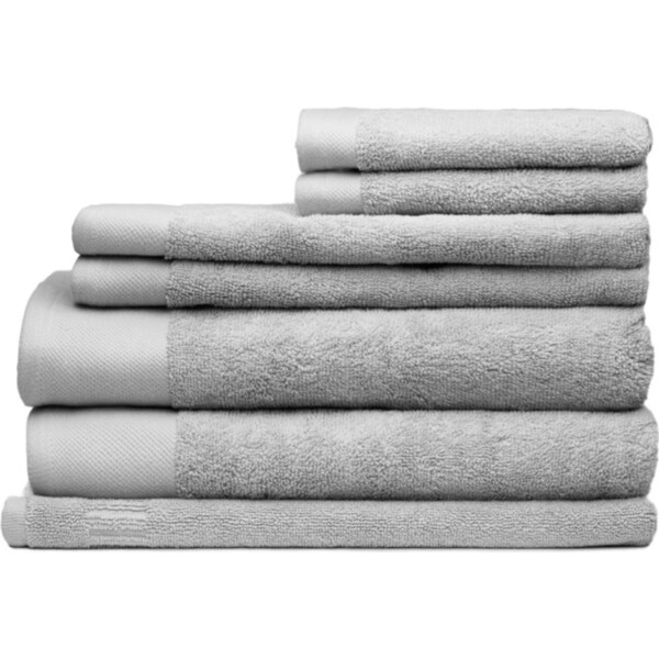 7pc Sheraton Luxury Maison Byron Towel Pack Set Home/Bathroom Cotton Grey