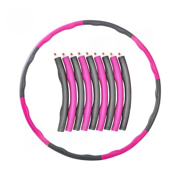 Foam Padded Weighted Waist Fitness Hula Hoop Body Massage Exercise Hoola