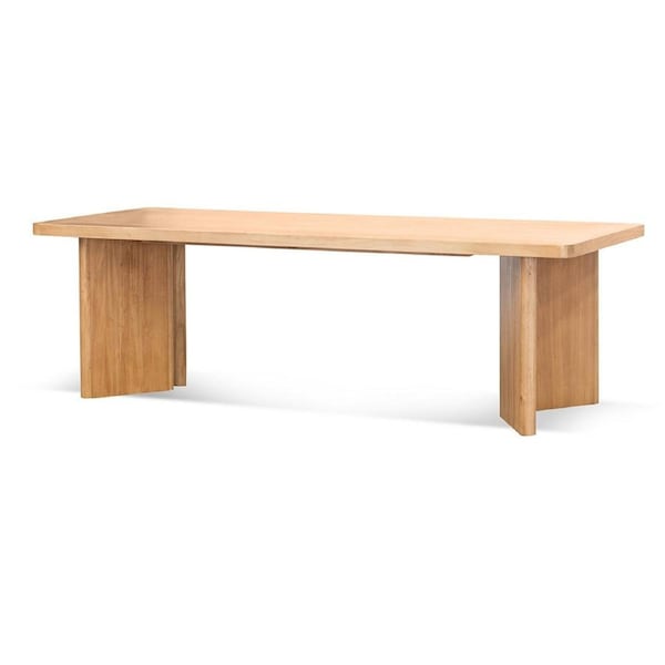 Munoz 2.4m Elm Dining Table - Natural