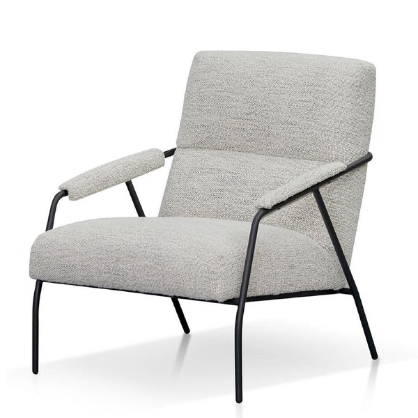 Jack Fabric Armchair - Fog Grey