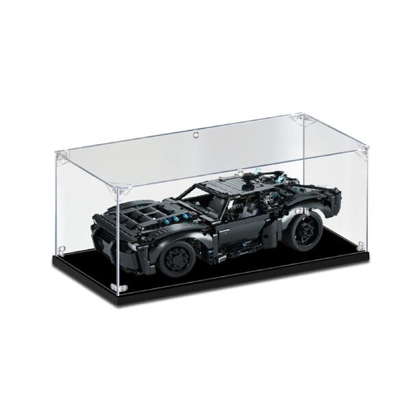 Acrylic Display Case for LEGO 42127 Technic The Batman Batmobile Figure Storage Box Dust Proof Glue Free