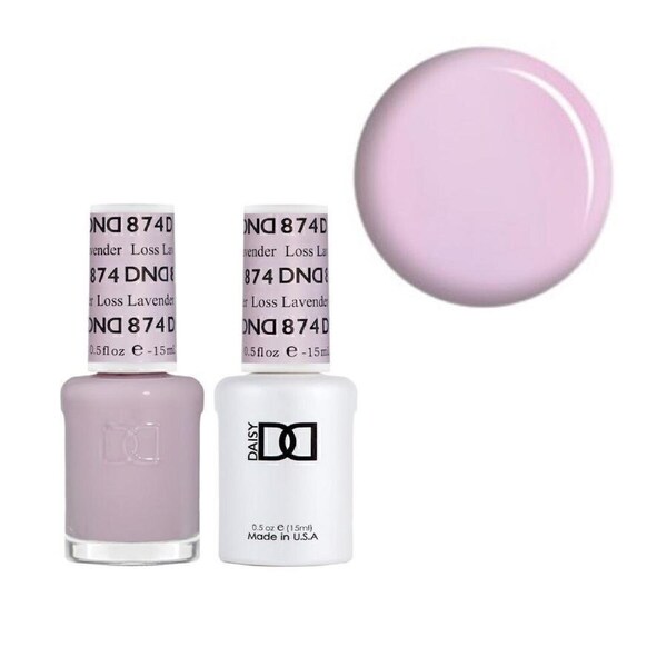 DND 874 Loss Lavender - DND Collection Nail Gel Polish 15ml