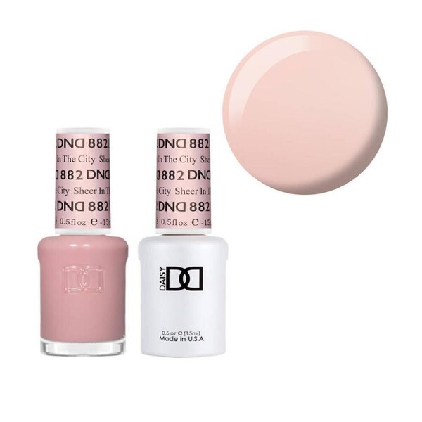 DND 882 Sheer In The City - DND Collection Nail Gel Polish 15ml