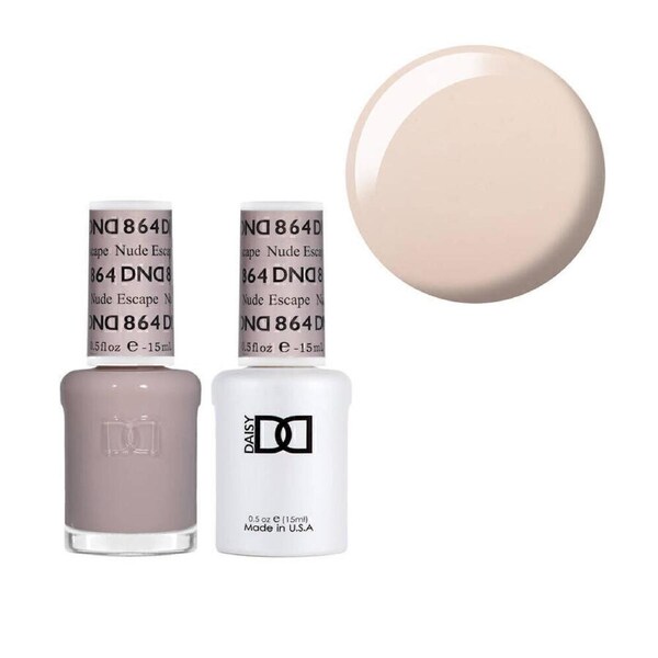 DND 864 Nude Escape - DND Collection Nail Gel Polish 15ml