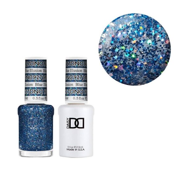 DND 927 Blue Illusion - DND Collection Nail Gel Polish 15ml