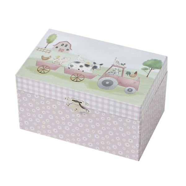 Jiggle & Giggle Farm Fun Jewellery Box Kid's/Children's Toy 18x11.5cm 3y+