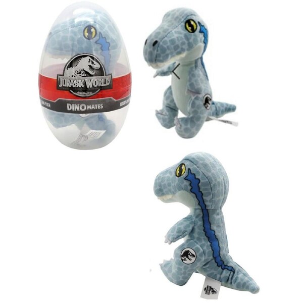 Jurassic World Dinomates Egg 12 CM Plush Toy-Blue
