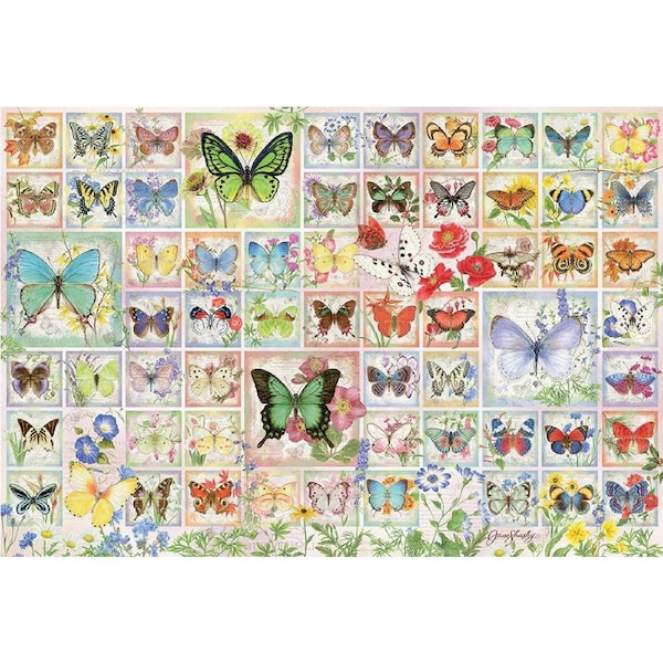 Cobble Hill - Butterflies & Blossoms Puzzle 2000pc