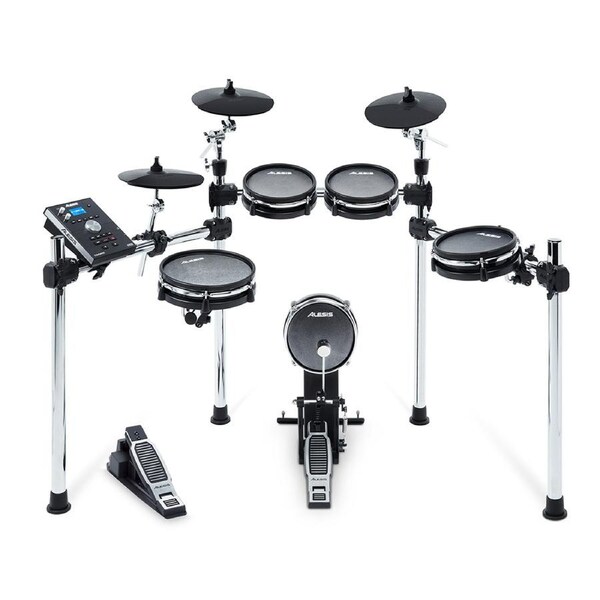 8pc Alesis Command Complete Electronic Drum Kit/Set w/ Mesh Heads/Kick Pedal