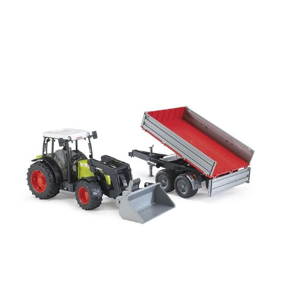 Bruder Licensed 1:16 Scale Claas Nectis 267 F Tractor With Frontloader Red