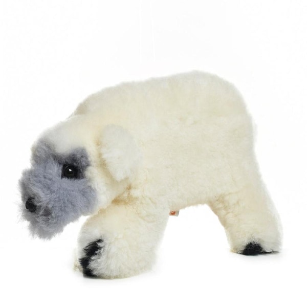 Sami the Polar Bear - Sheepskin Toy for Babies - 100% Premium Soft Australian Lambskin