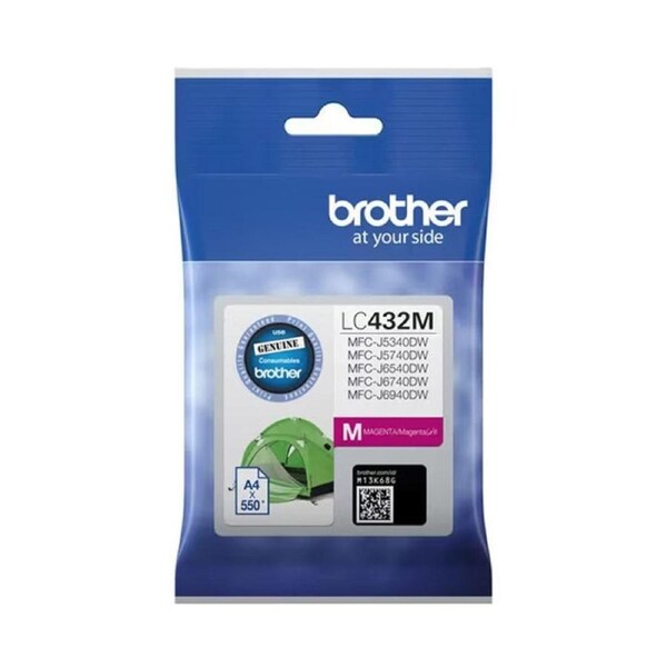 Brother LC-432 Magenta Ink Cartridge Toner LC432M