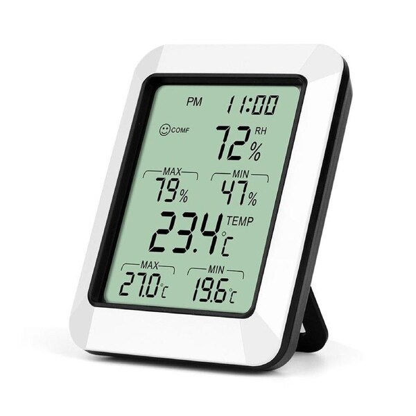 Digital LCD Humidity Meter For Indoor Outdoor Hygrometer Thermometer Temperature