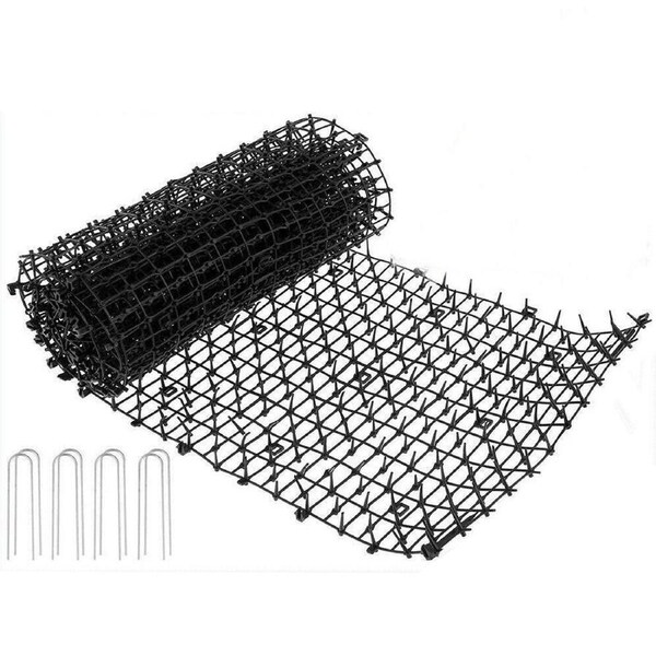 4M Cat Scat Mat Spikes Deterrent Outdoor Safe Garden Fence Repellent Protector
