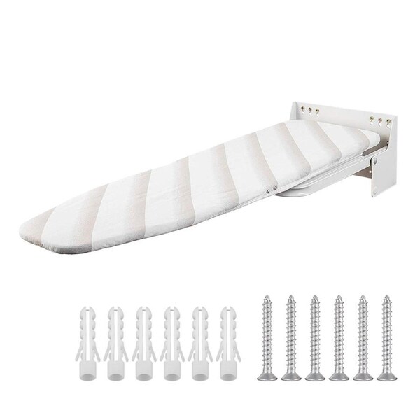 Foldable Wall Mount Ironing Board Home Apartment Space Saving Folding Iron Board
