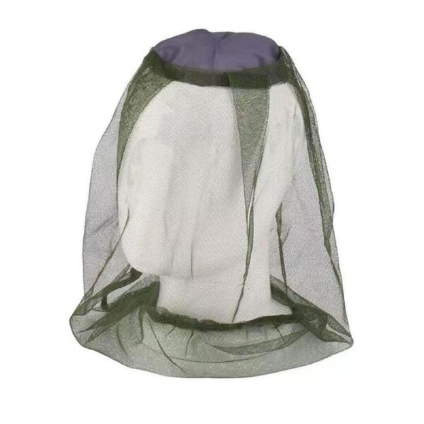 2PCs Mosquito Fly Head Net Bee Outdoor Fishing Insect Mesh Hat Mozzie Protector
