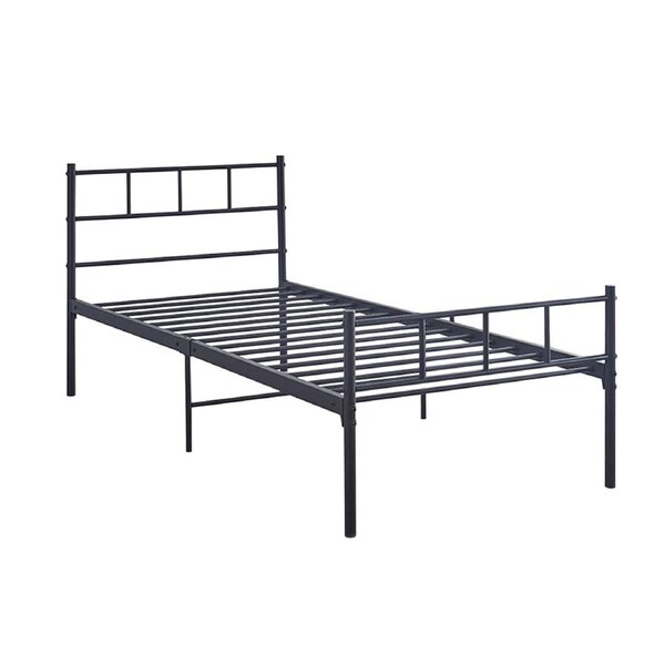 Foret Bed Frame Metal Single Size Mattress Base Steel Bedroom Base Platform