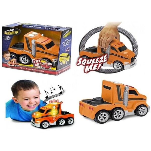 Jumbo Large Truck Soft Kid Galaxy Light Sound Race Ages 2+ Toy Car Boys Girls
