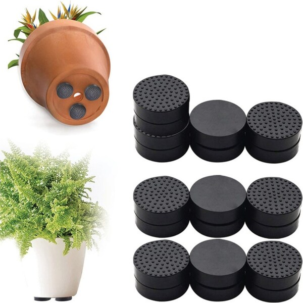 20Pcs Flower Pot Rubber Mat Invisible Pot Feet For Outdoor Plant Pots Flowers