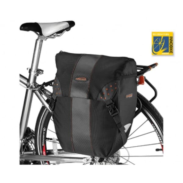 Ibera Pannier Bag - Pak Rak With Quick Clip-On System - 15L Carry Limit 9Kg - Sold As One