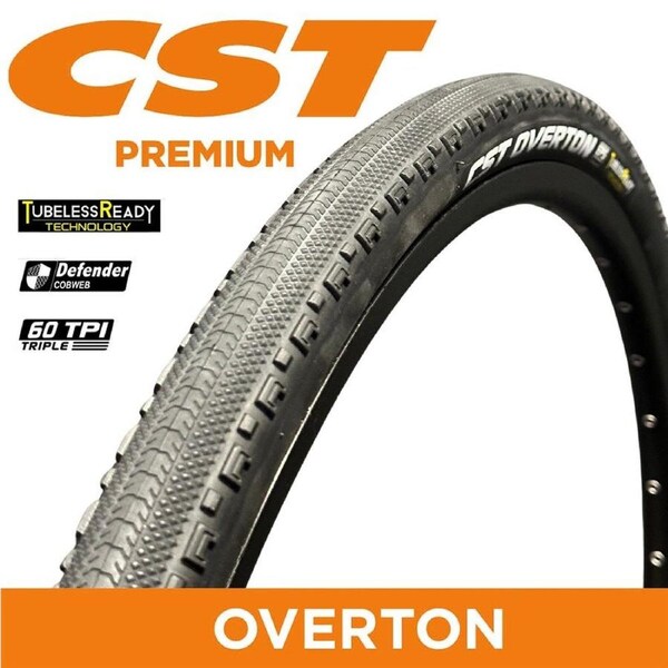 CST Overton CRD-01 - 700 x 40 - Folding EPS TR- 60 TPI - Dual Compound - Black