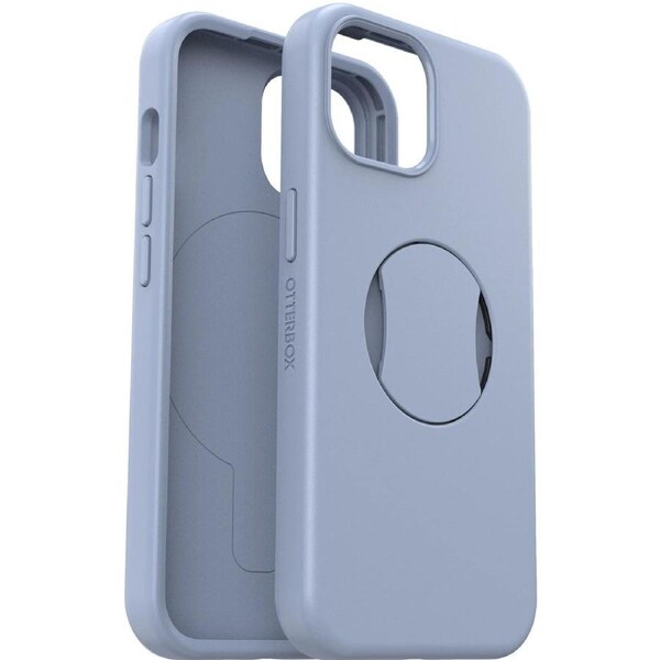 OtterBox OtterGrip Symmetry MagSafe Apple iPhone 15 Plus (6.7") Case You Do Blue (Blue) - (77-93160), Antimicrobial,DROP+ 3X Mil
