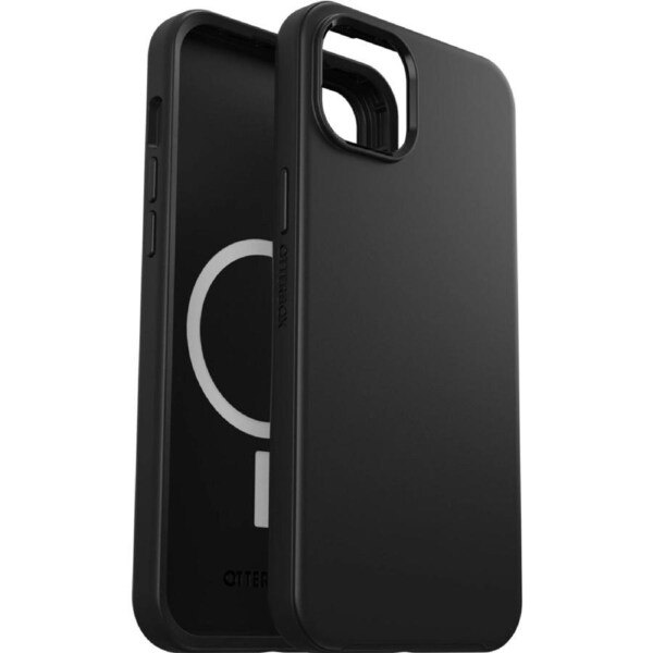 OtterBox Symmetry+ MagSafe Apple iPhone 15 Plus / iPhone 14 Plus (6.7") Case Black - (77-92866), DROP+ 3X Military Standard