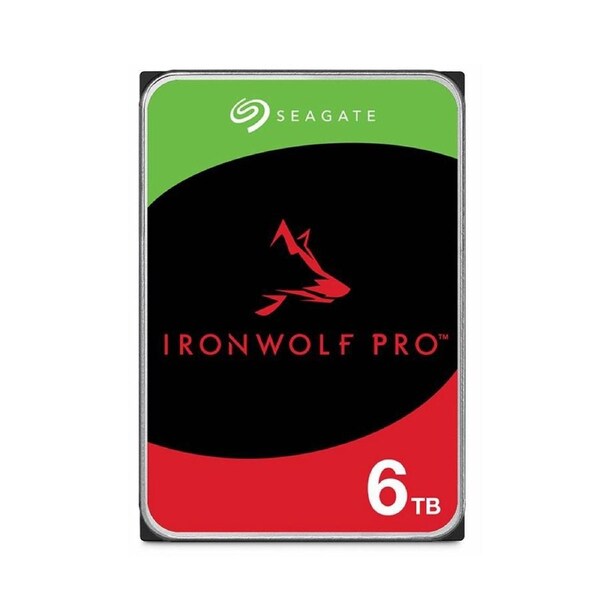 Seagate ST6000NT001 6TB IronWolf Pro 3.5' SATA 6Gb/s NAS Hard Drive - 256MB -5 years Limited Warranty