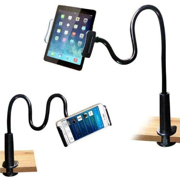 360°Rotating Tablet Stand Holder Lazy Bed Desk Mount For iPad Air iPhone Samsung