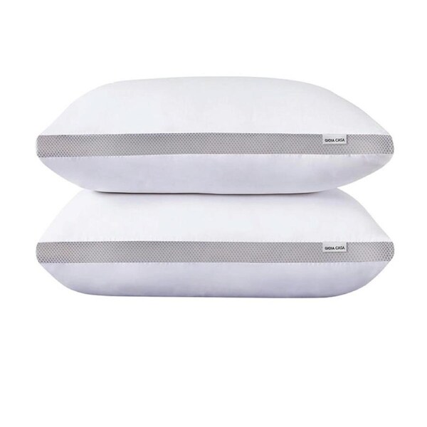 Gioia Casa 2 Pack Luxury Bamboo Cooling Plush Down-Like Pillows