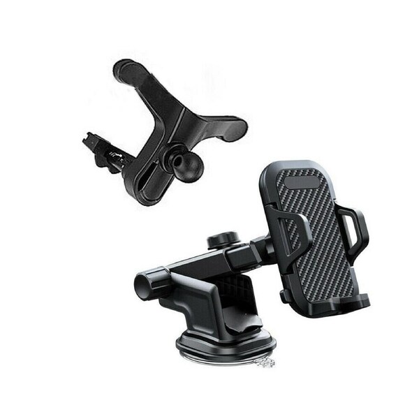 Universal 360° Windshield Mount Car Holder Cradle Long Neck For iPhone Samsung