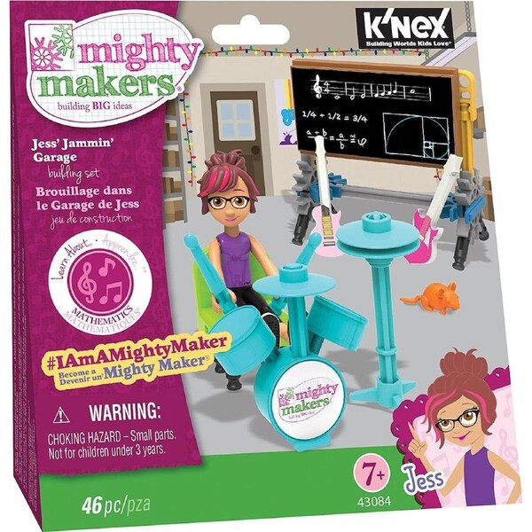 K'NEX Mighty Makers Jess Jammin Garage Ages 7+ Girls Boys Educational Toy Play