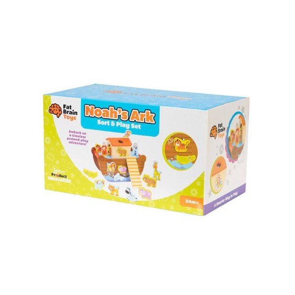 Fat Brain Toy Co. Noah's Ark Sort & Play Shape Set Kids/Childrens Toy 2y+