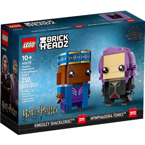 LEGO 40618 - BrickHeadz Harry Potter Kingsley Shacklebolt & Nymphadora Tonks