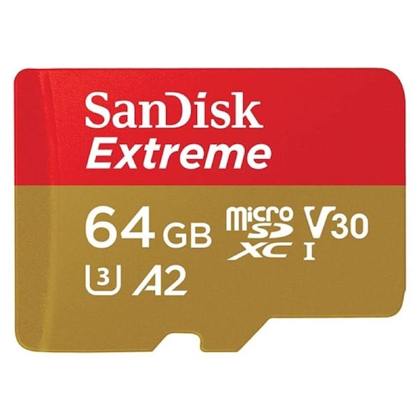 SanDisk 64GB Extreme microSD Card for Action Cams