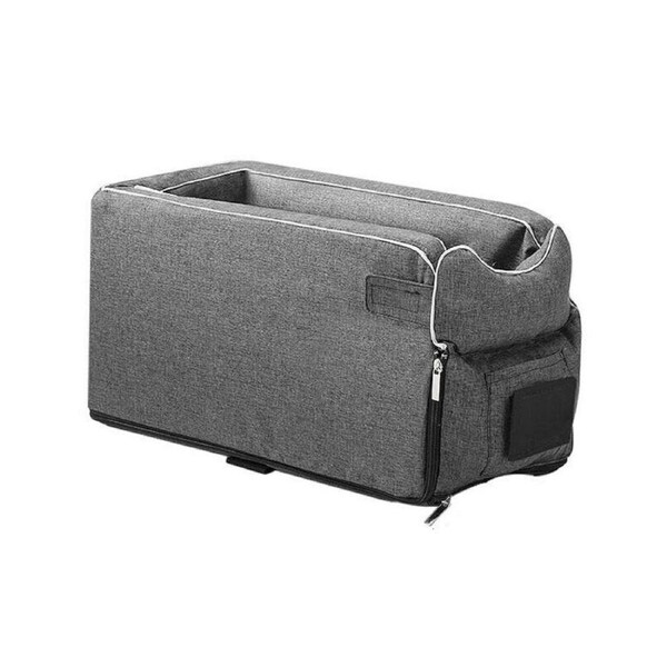 Car Pet Seat Auto Seat Center Console Dog Cat Nest Pad Removable Pet Carrier