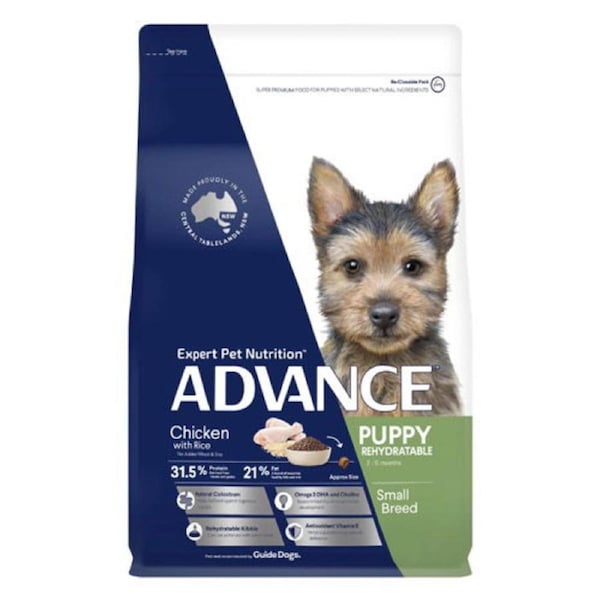 ADVANCE Puppy Rehydratable Small Breed Dog Dry Food (Chicken & Rice) 3 Kg
