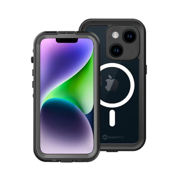 iPhone 14 Compatible Case Cover With Waterproof & Dustproof Protective Case With Wireless Charging Ring