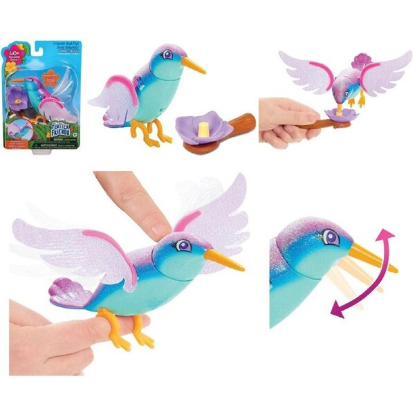 Flutter Friends Jewel Electronic Pet Hummingbird Ages 5+ Toy Bird Play Gift Live Pets