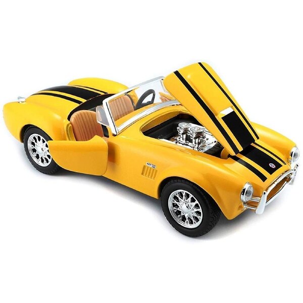 Maisto 1:24 Scale 1965 Shelby Cobra 427 Diecast Car Ages 3+ New Toy Race Car Fun