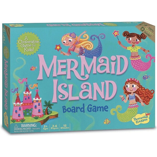 Peaceable Kingdom Mermaid Island Children's/Family Cooperative Board Game 5y+