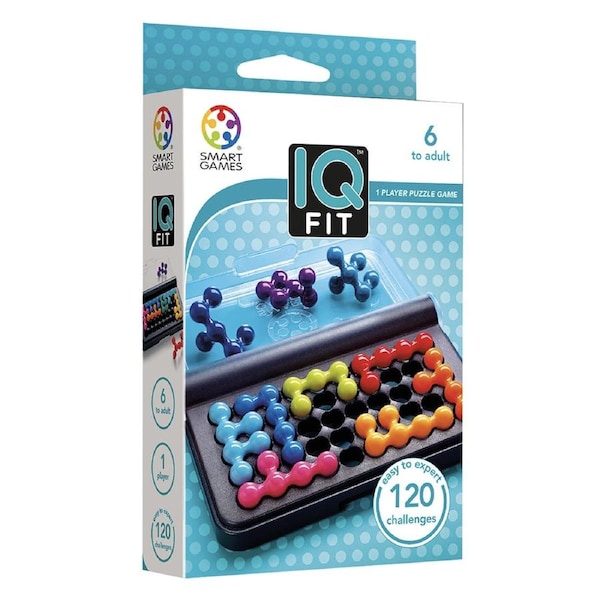 Smart Games IQ Fit Children's/Kid's Single Player Puzzle Challenge Game 6y+