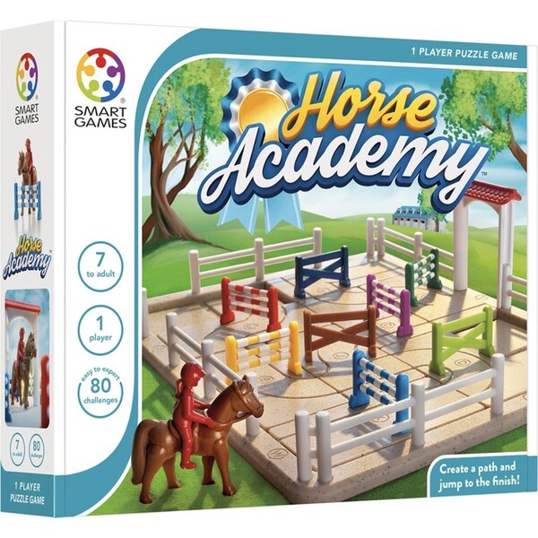 Smart Games Horse Academy Children's Single Player Puzzle Challenge Game 7y+
