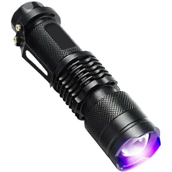 SammUV Ultra Violet LED Flashlight Blacklight Light 395 nM Inspection Lamp Torch