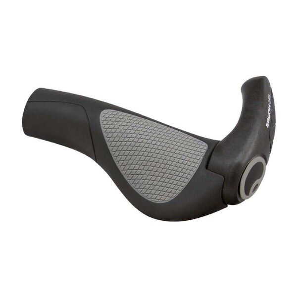 Ergon GP2 Lock On Grips with Barend - Black - Standard Length - 2020 - L