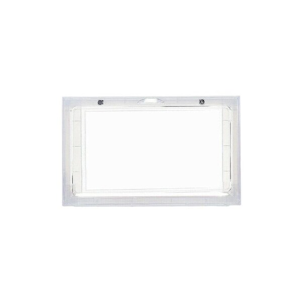 Premium Shoe Box Storage Organizer Side Display WHITE