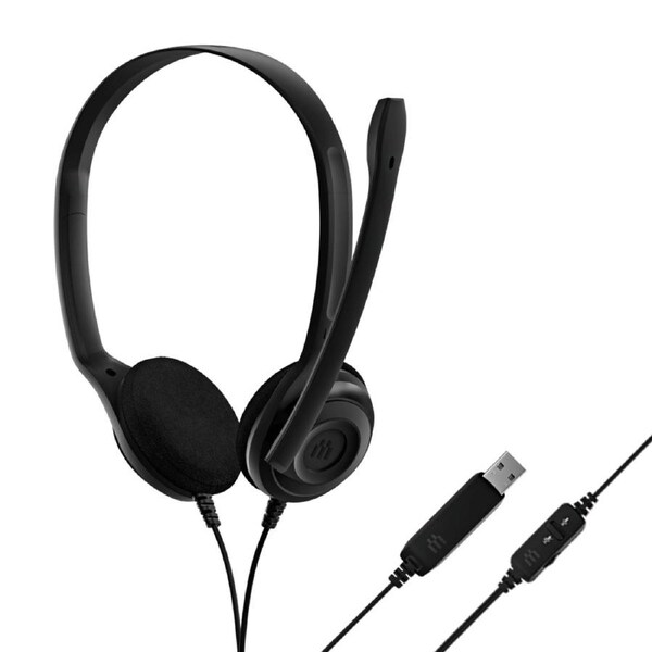 EPOS EDU 12 Double-Sided USA Headset, 10 pcs Bulk
